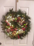 Christmas Pre-lit Wreaths