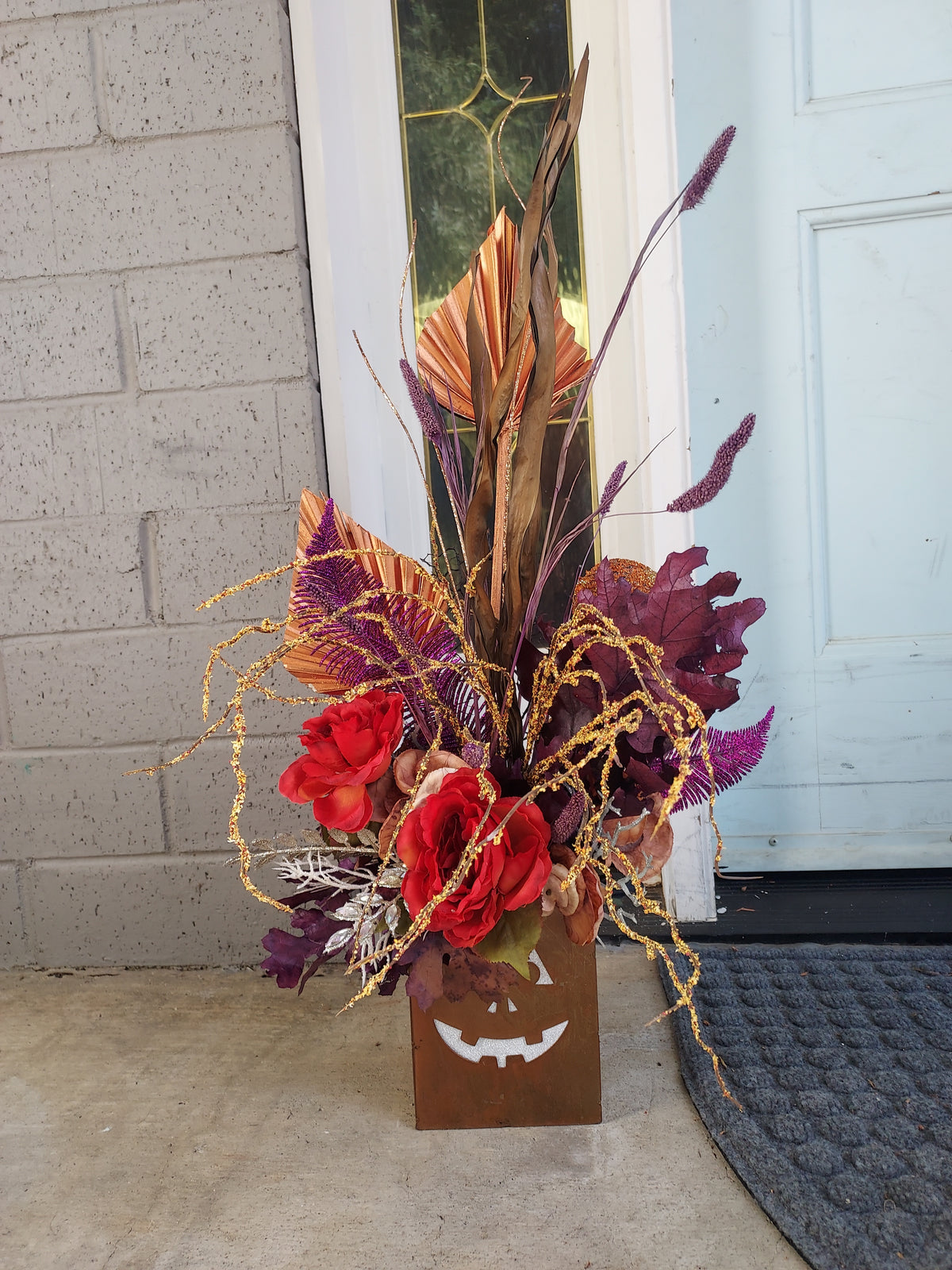 Jack-o-lantern Fall Floral