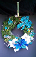 Ocean Themed 24" Lighted Wreath